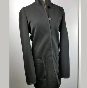 Emanuel Ungaro Black Jacket Size 6 mandarin collar